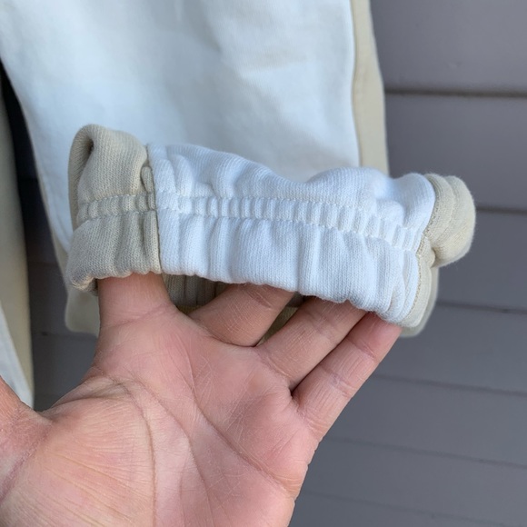 Everlane Women's Size Medium Creamy Yellow Jogger Sweatpants Pants. - Picture 6 of 12